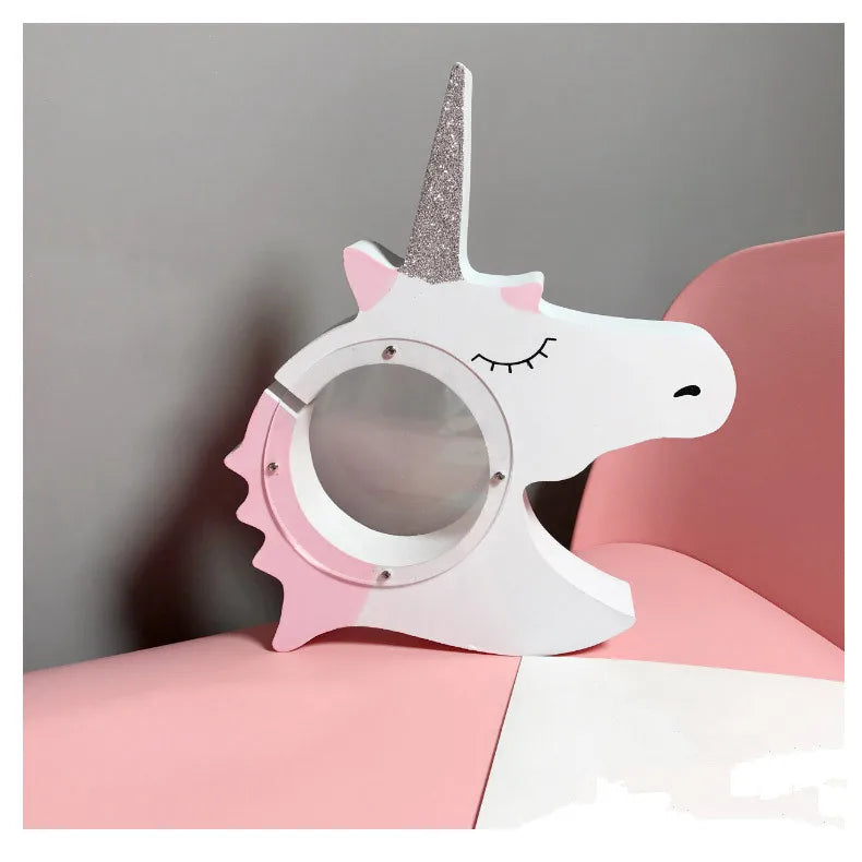 TIRELIRE EN FORME DE LICORNE EN BOIS | LOLA